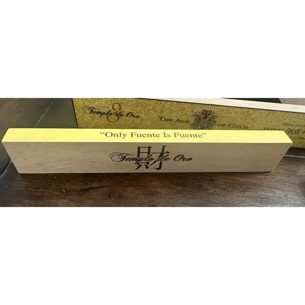 Fuente Opus X Templo de Oro‎ Limited Edition Empty Cigar Box